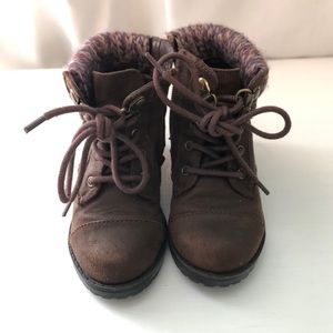 Toddler girls Combat Boots
